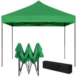 namiot-ekspresowy-3x3-dach-pawilonu-automatyczny-otwarty-ogrodowy-zielony