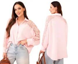 pudrowy-roz-koszula-damska-z-koronkowymi-rekawami-i-dluzszym-tylem