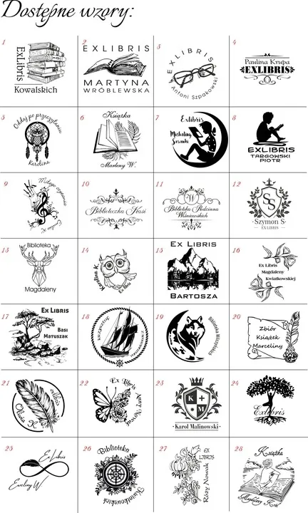 exlibris-pieczatka-stempel-40mm-prezent-ex-libris