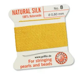griffin-nic-jedwabna-z-igla-100percent-natural-silk-080mm-2m-yellow
