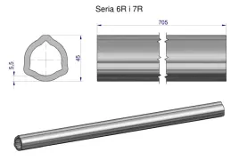 rura-wewnetrzna-seria-6r-i-7r-do-walu-860-przegubowo-teleskopowego-45x5-5mm