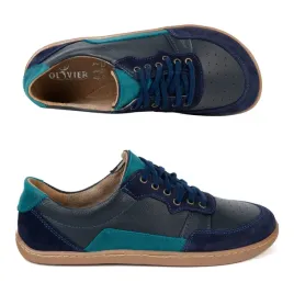 barefoot-damskie-skorzane-alma-miejskie-buty-casual-zero-drop-granatowe
