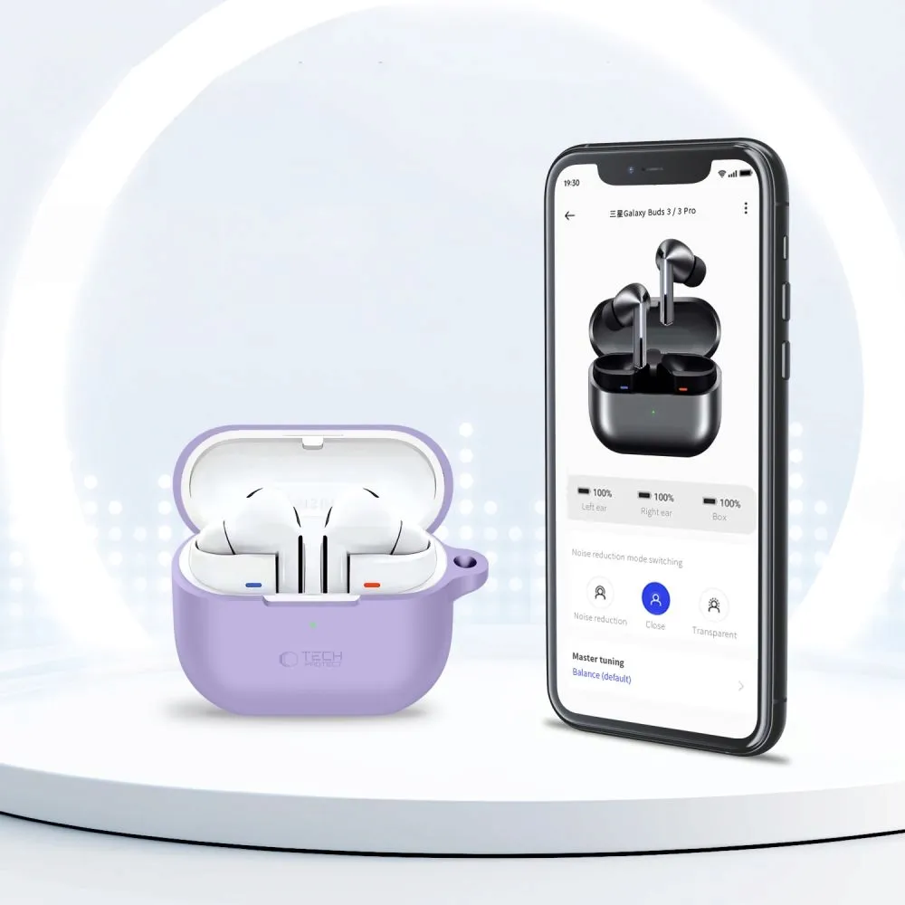 tech-protect-silicone-hook-samsung-galaxy-buds-3-3-fe-3-pro-lavender