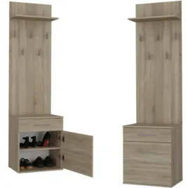 wieszak-na-ubrania-szafka-na-buty-z-polka-do-przedpokoju-dab-sonoma