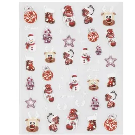 naklejki-swiateczne-do-paznokci-molly-nails-bombki-renifer-balwanki