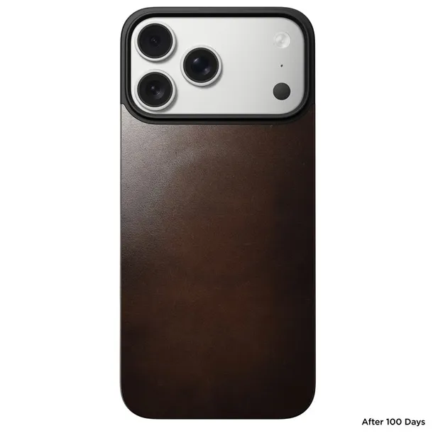 nomad-magnetic-leather-back-rustic-brown-horween-magsafe-iphone-17-pr-przeznaczenie-apple-stan-nowy