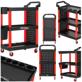 wozek-kraftanddele-wielofunkcyjny-warsztatowy-serwisowy-trzy-polki