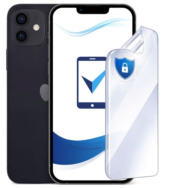 Smartfon Apple iPhone 12 64GB 5G Czarny + FOLIA | Stan: Bardzo dobry