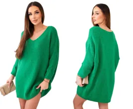 zielony-sweter-damski-oversize-plus-size-z-dekoltem-v