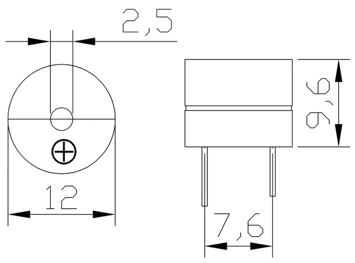 glosnik-buzzer-bez-generatora-5v-85db-buzzer-12065g-stan-nowy