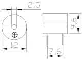 glosnik-buzzer-bez-generatora-5v-85db-buzzer-12065g-stan-nowy