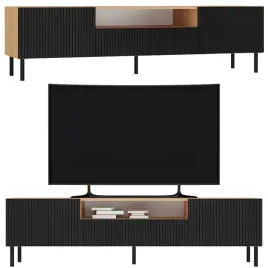 szafka-rtv-160-cm-ryflowany-front-nowoczesny-design-artisan-czarny