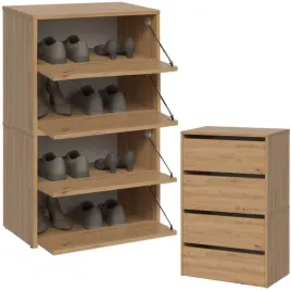 szafka-na-buty-regal-do-przedpokoju-4-komory-uchylne-drzwi-dab-artisan