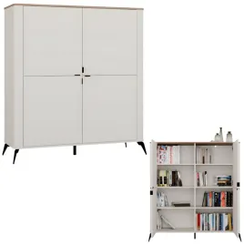 regal-4-drzwiowy-kaszmir-dab-castello-komoda-do-salonu-4-drzwi-8-polek