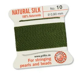 griffin-nic-jedwabna-z-igla-100percent-natural-silk-090mm-2m-olive