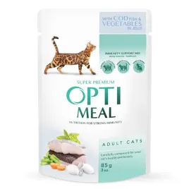 optimeal-super-premium-mokra-karma-dla-kotow-z-dorszem-i-warzywami-85-g