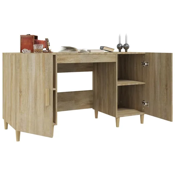 biurko-debowe-140x50x75-dab-sonoma-ksztalt-blatu-prostokatny