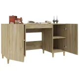 biurko-debowe-140x50x75-dab-sonoma-ksztalt-blatu-prostokatny