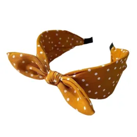 opaska-do-wlosow-pin-up-zolta-w-kropki