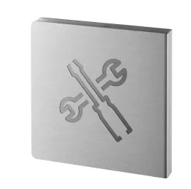 tabliczka-pomieszczenie-techniczne-stal-nierdzewna-szczotkowana-120x120mm