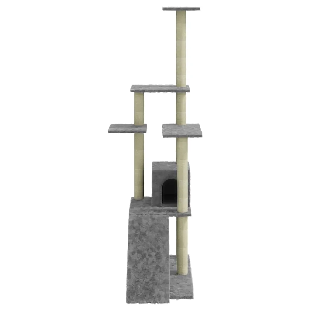 drapak-dla-kotow-jasnoszary-54x73x155cm-stan-nowy
