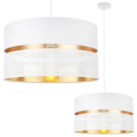 lampa-wiszaca-sufitowa-zyrandol-z-bialym-abazurem-z-siatki-zloty-srodek-e27