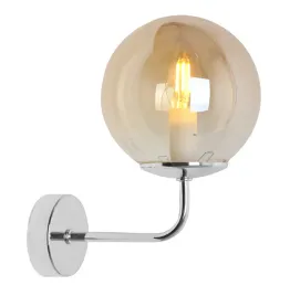 lampa-scienna-kinkiet-scienny-chrom-srebrny-klosz-miodowy-do-salonu-jadalni