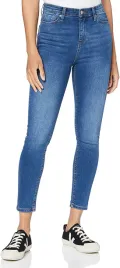meraki-damen-skinny-jeans-mit-hohem-bund-blau-dark-vintage-label-36w-30l