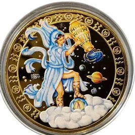 moneta-kolekcjonerska-znaki-zodiaku-wodnik
