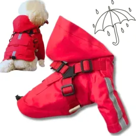 kurtka-dla-psa-przeciwdeszczowa-z-kapturem-i-szelkami-2w1-rainor-red-l