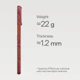 pitaka-ultra-slim-case-monogram-gold-red-iphone-17-pro-max-typ-plecki