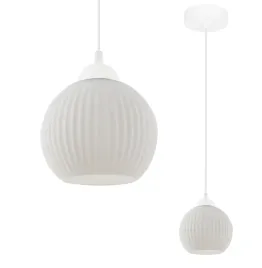 lampa-sufitowa-wiszaca-zyrandol-biala-pojedyncza-kula-ryflowana-14cm-e27