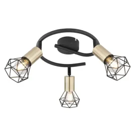 przysufitowa-lampa-xara-54802s-3ab-spirala-czarna-mosiadz