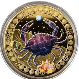 moneta-kolekcjonerska-znaki-zodiaku-rak