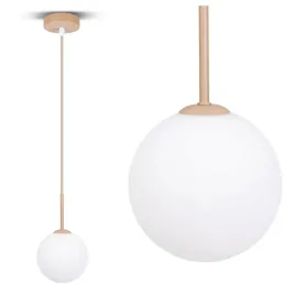 lampa-sufitowa-wiszaca-zyrandol-ecru-bezowa-regulowana-kula-14cm-nowoczesna