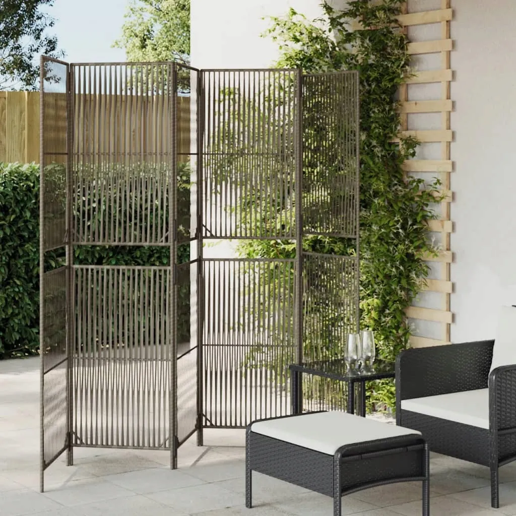 parawan-6-panelowy-szary-polirattan