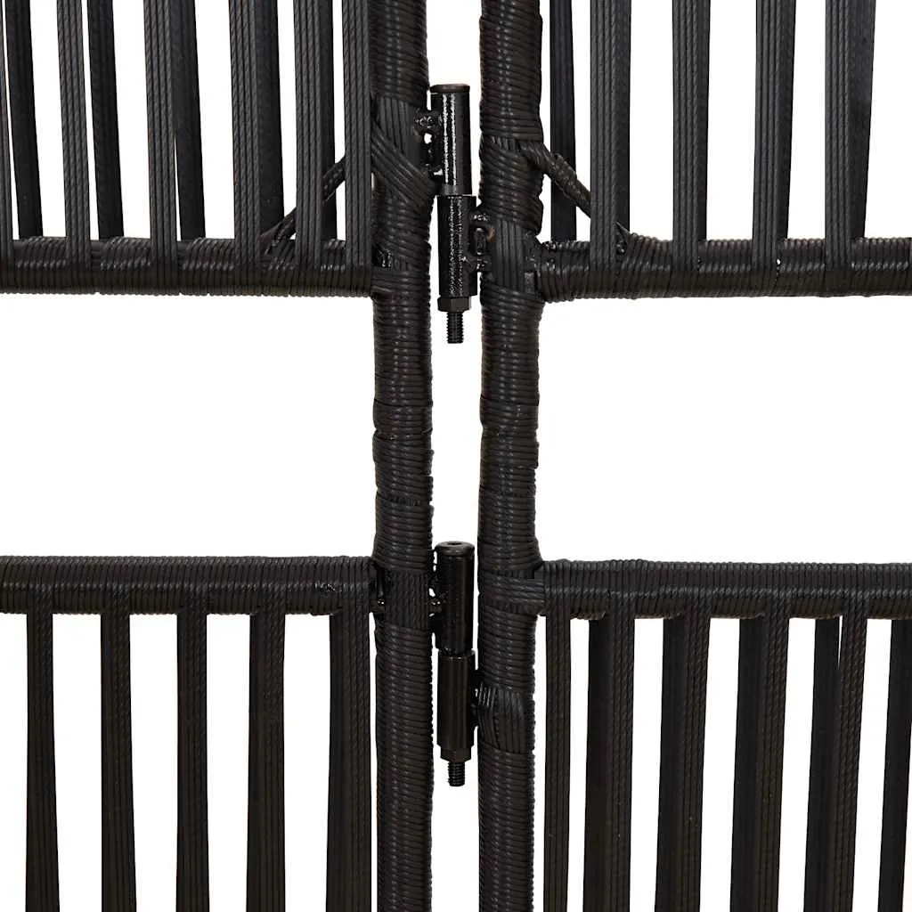 parawan-6-panelowy-czarny-polirattan-stan-nowy