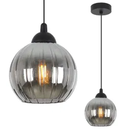 lampa-sufitowa-wiszaca-zyrandol-czarna-pojedyncza-grafit-szklana-kula-e27