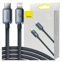kabel-usb-c-do-lightning-baseus-crystal-shine-20w-pd-2m-czarny