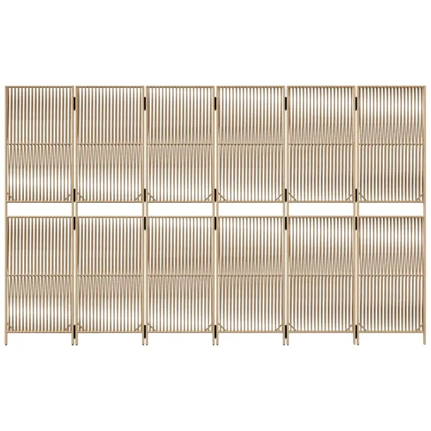 parawan-6-panelowy-bezowy-polirattan-marka-vidaxl