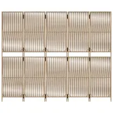 parawan-5-panelowy-bezowy-polirattan-marka-vidaxl