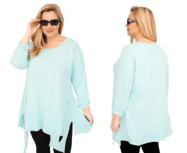 mietowa-tunika-damska-bawelniana-plus-size-asymetryczna-z-ozdobnym-dolem