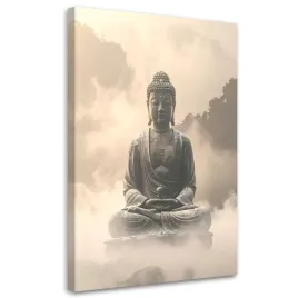 obraz-do-salonu-sypialni-kuchni-biura-budda-we-mgle-zen-spa-orient