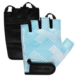 rekawiczki-rowerowe-na-rower-damskie-krotkie-na-rzep-niebieskie-spokey