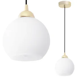 lampa-wiszaca-sufitowa-zyrandol-biala-szklana-kula-zlota-do-kuchni-salonu