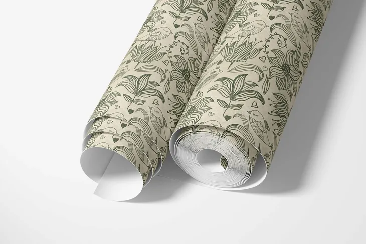 tapeta-na-sciane-oliwkowe-kontury-kwiatow-bezowe-tlo-do-sypialni-salonu-szerokosc-produktu-50-cm