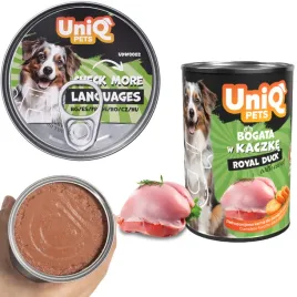 karma-mokra-dla-psa-puszka-uniq-pets-royal-duck-kaczka-375g