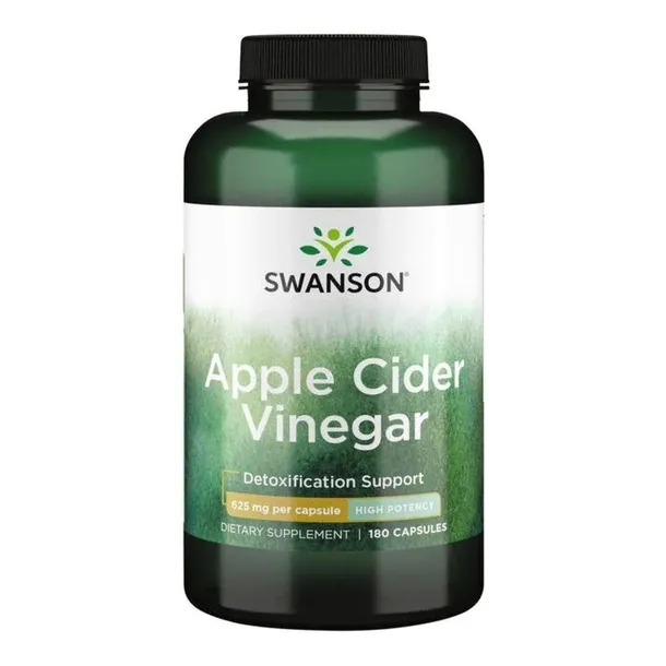 Swanson Ocet Jabłkowy (Apple Cider Vinegar) 625 mg - 180 kapsułek