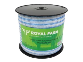 tasma-do-elektryzatora-12-mm-4x015mm-ss-bialo-niebieska-400m-royal-farm