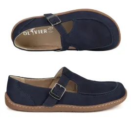 damskie-buty-barefoot-skorzane-olivier-1295-klamerka-granat-nubuk